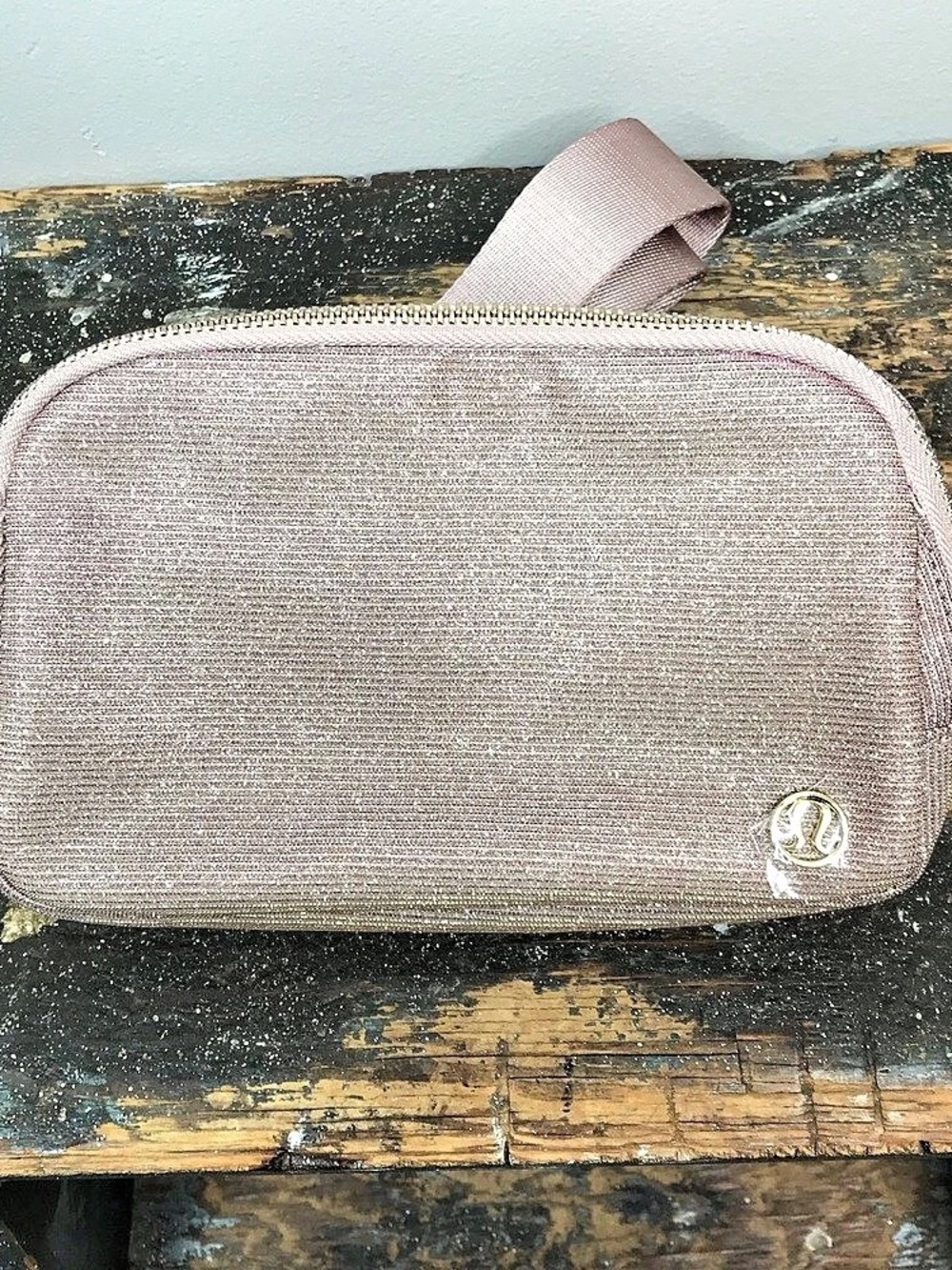 lululemon 1L Belt Bag Pink Glitter NWT